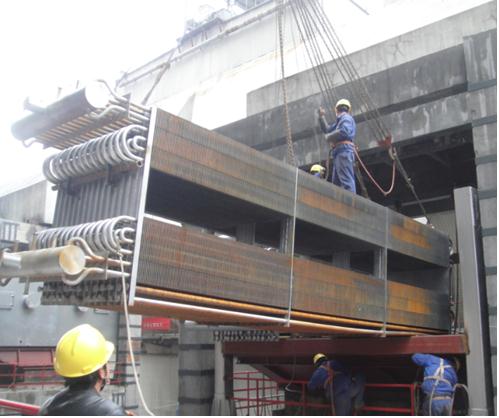 華陽熱電現(xiàn)場(chǎng)模塊化安裝