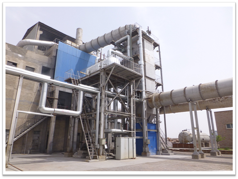 凱能礦熱爐安裝現場