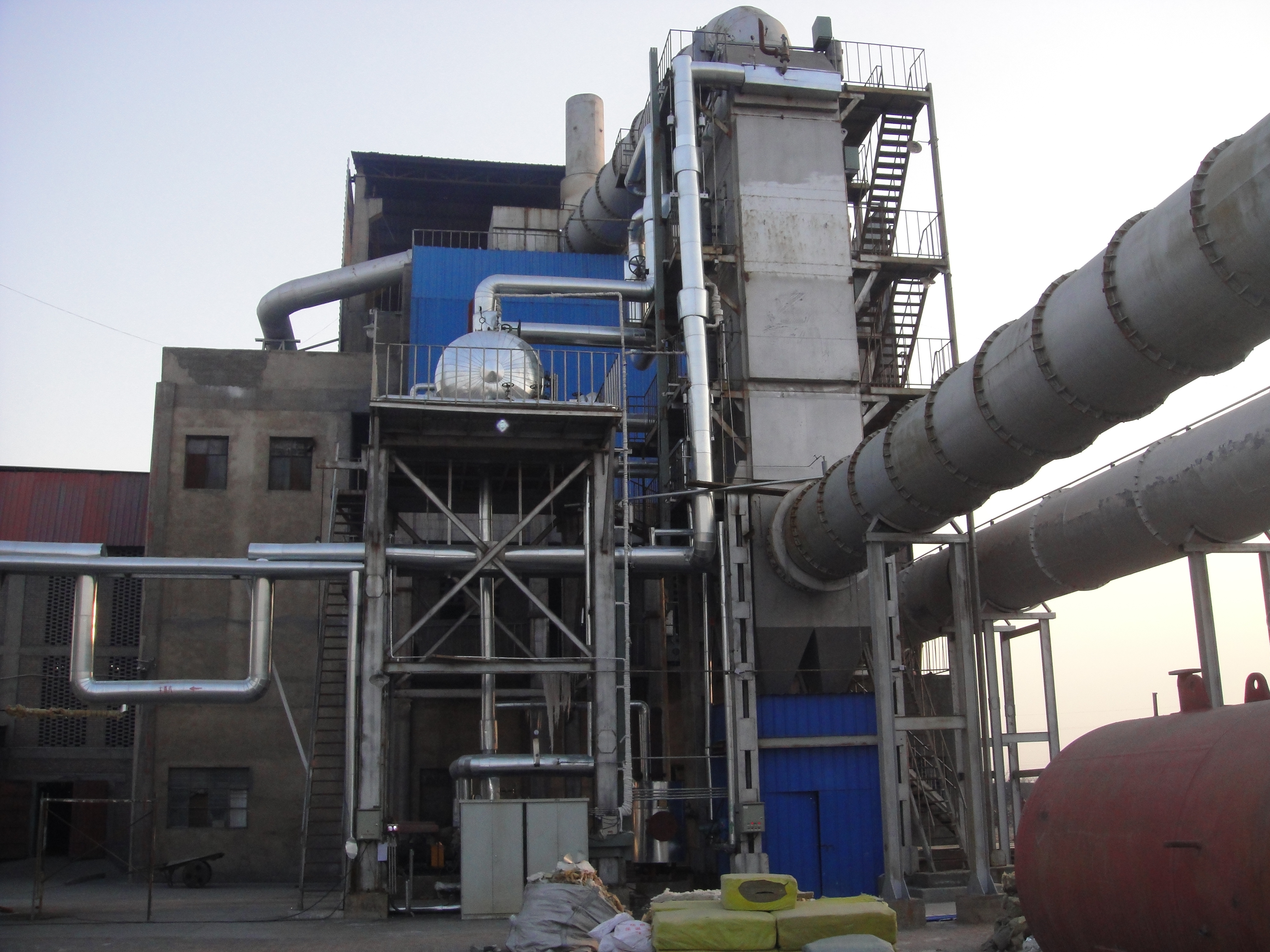 硅鐵礦熱爐余熱鍋爐現場
