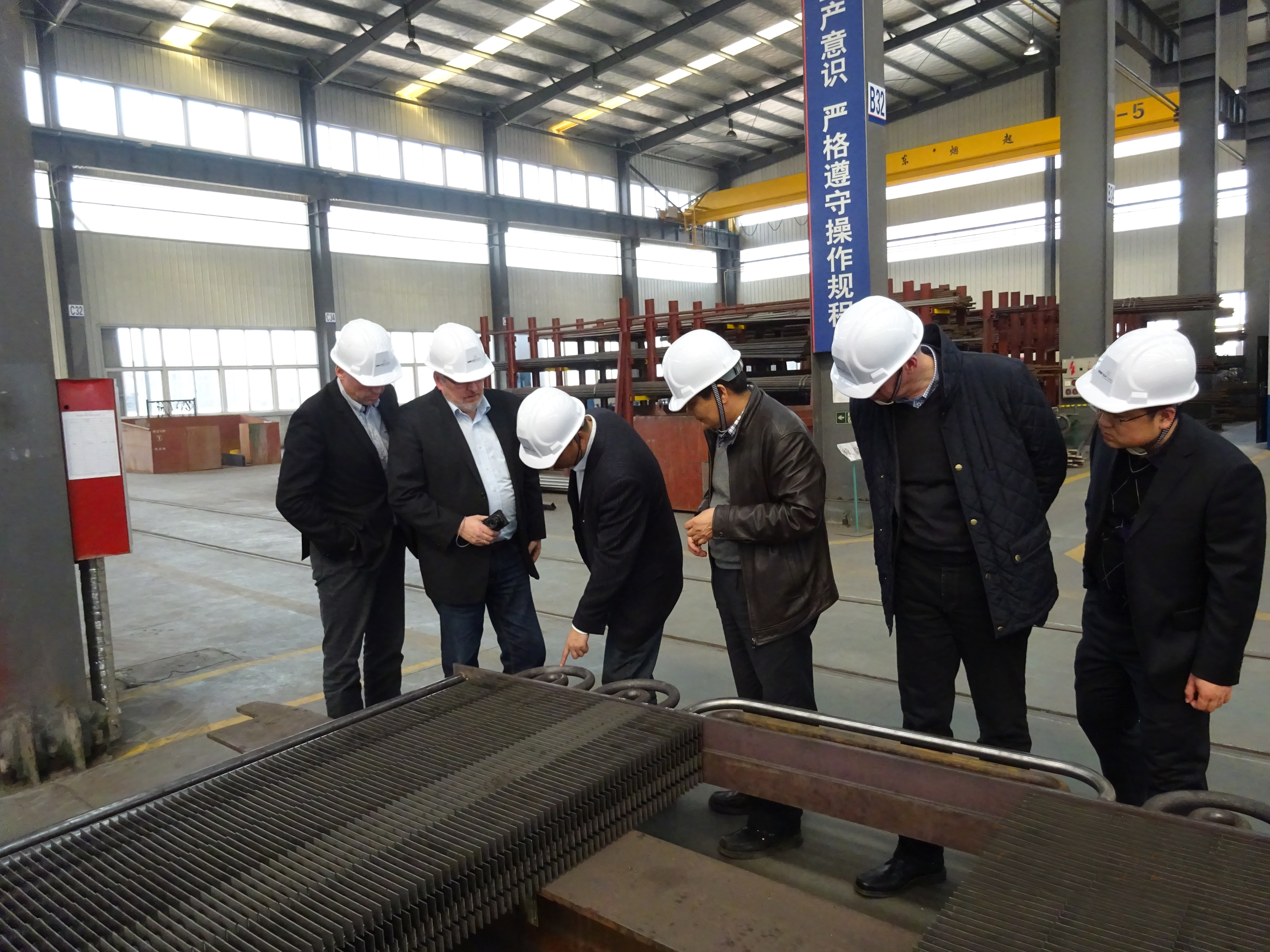 參觀凱能鍋爐車間