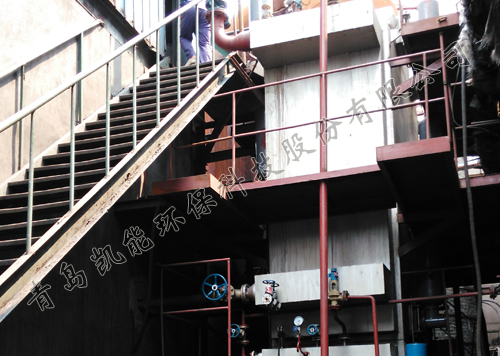 玻璃窯余熱鍋爐現場 玻璃窯余熱鍋爐現場