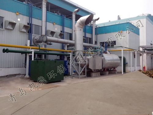 沼氣發電機組余熱鍋爐現場