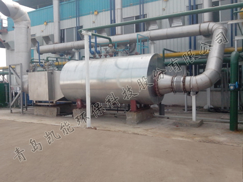 沼氣發電機組余熱鍋爐現場