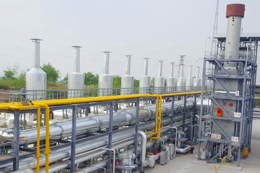 燃氣號機組余熱發電項目現場 燃氣號機組余熱發電項目現場