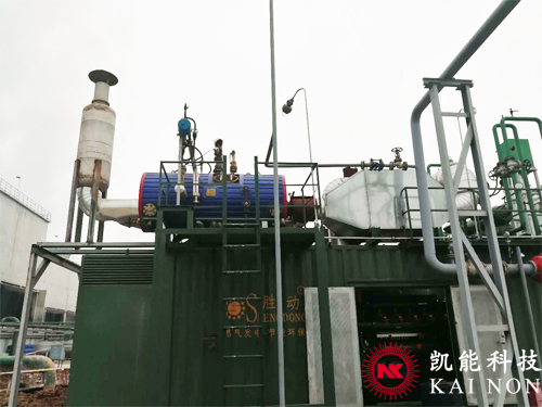 發電機組余熱鍋爐余熱回收項目現場