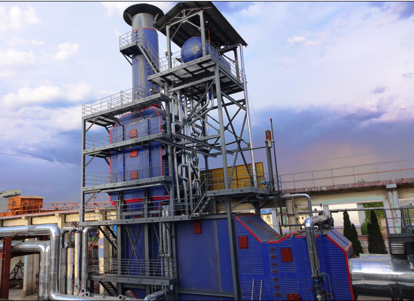 余熱脫硝一體化鍋爐項目現場