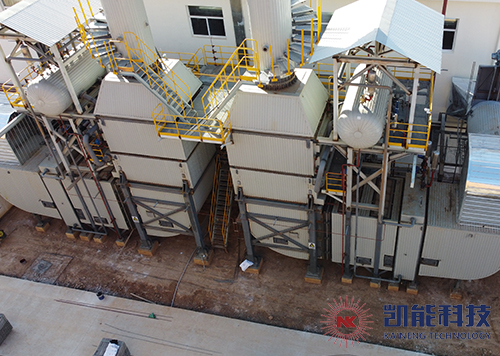 瓦斯發電站余熱脫硝一體化項目現場