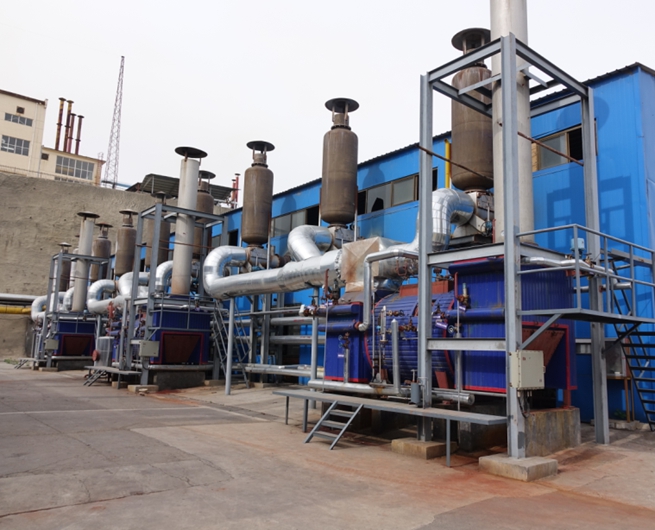 臥式瓦斯發電機組余熱發電鍋爐