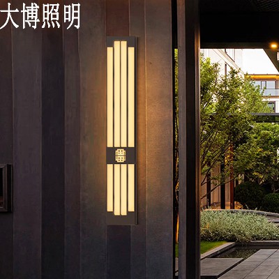 新中式方形景觀燈LED庭院燈特色拉絲電鍍不銹鋼景觀燈柱廠家批發(fā)