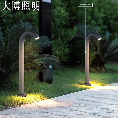 led草坪燈特色豆芽款簡(jiǎn)約現(xiàn)代景觀燈戶外花園庭院鋁制LED草坪燈