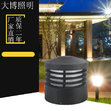 LED特色草地燈小區庭院鋁制圓柱草坪燈4W簡約現代防水廠家批發