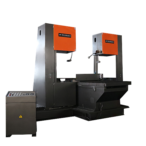 石墨帶鋸床，定向研發立式數控雙頭鋸