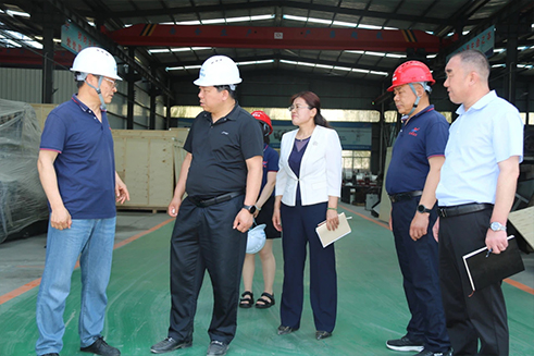 筑牢安全防線，助推企業發展|濟北開發區領導赴金鋒鋸業開展安全生產專項檢查與察看